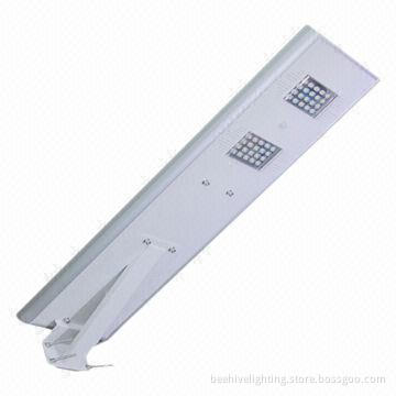 Solar Streetlight, 40W Power, All-in-one Integrated Easy-to-install with Lithium Battery